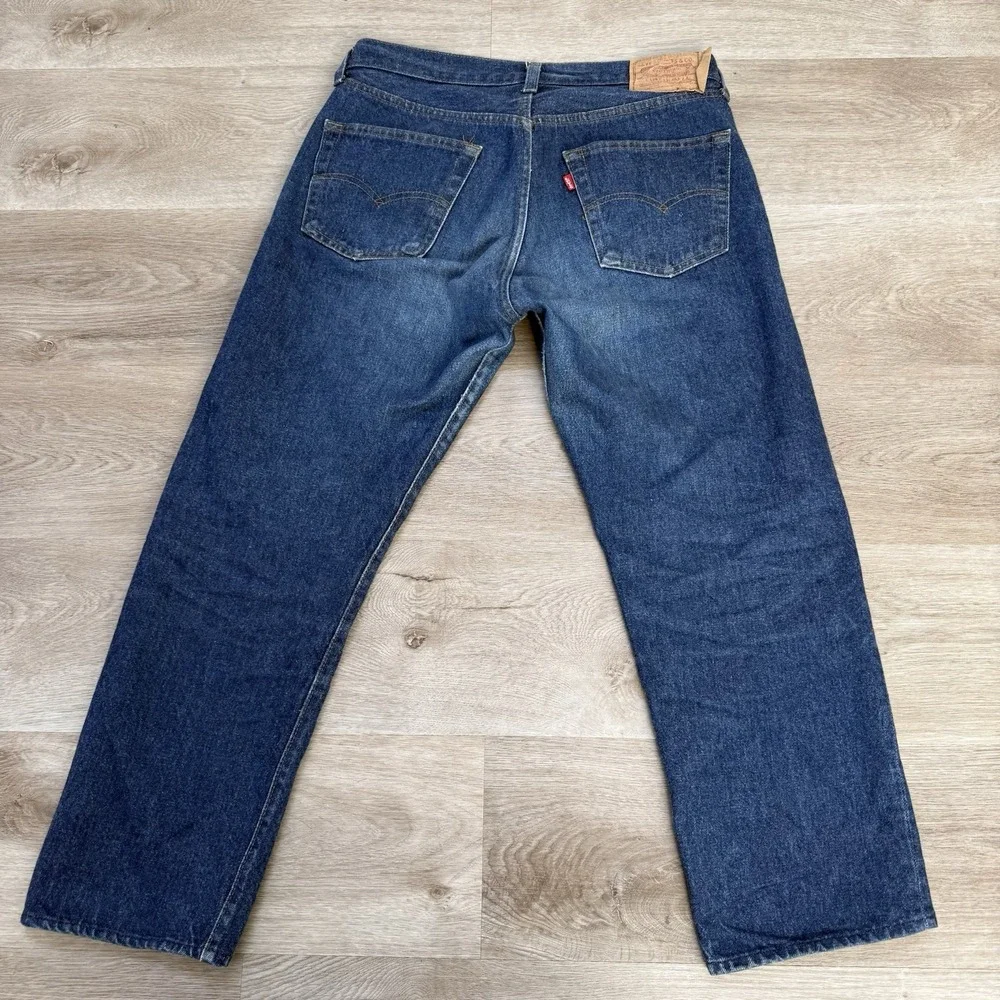 Vintage 80s Levis 501 0000 XX Jeans Made in USA Button 524 Denim Actual 32x26.5